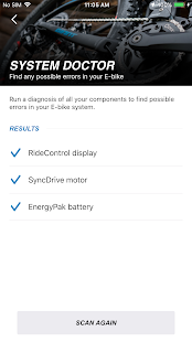 RideControl e-bike app Screenshot