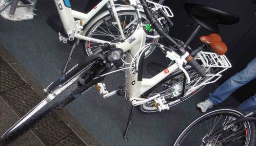 Testfahrt mit E-Bikes von DIA-VELO auf der EUROBIKE 2012