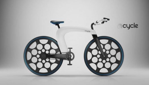 nCycle E-Bike – zusammenklappbar und mit integriertem Schloß