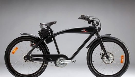 Italjet mit schmucken Vintage E-Bikes im angesagten Custom Cruiser Style