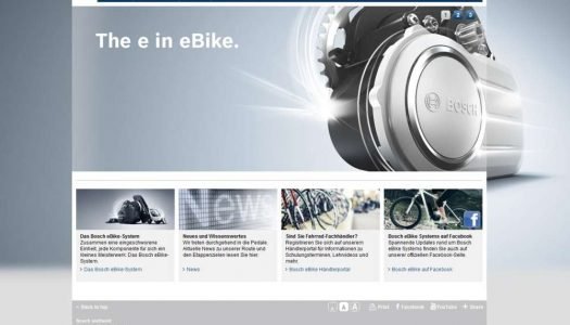 Bosch eBike Systems hat neuen Internetauftritt gestartet