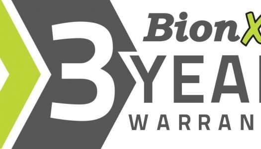 BionX Systeme:  3 Jahre kostenlose Gewährleistung