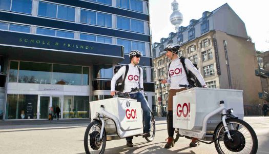 GO! Berlin Logistik setzt auf E-Lastenräder im City-Bereich