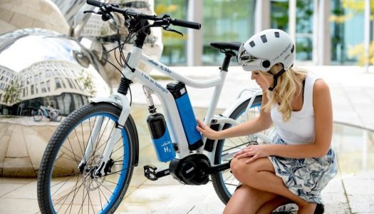 Linde zeigt selbst entwickeltes Wasserstoff E-Bike