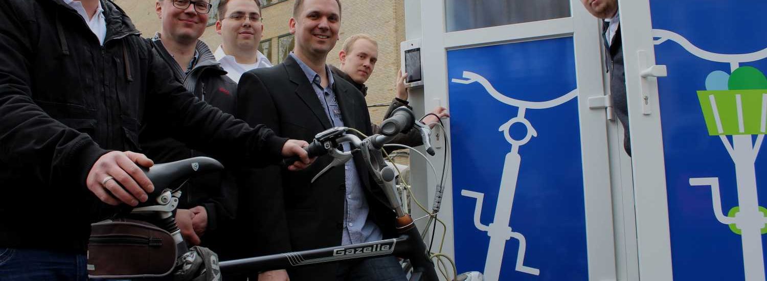 Mobile und autarke E-Bike-Garage