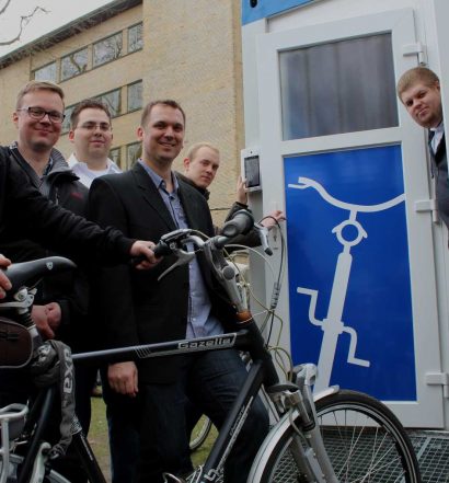 Mobile und autarke E-Bike-Garage