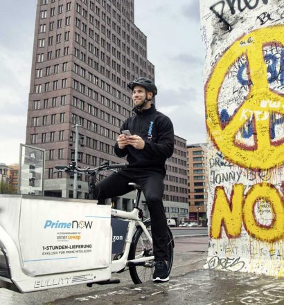 Amazon PrimeNow eBike Lieferung