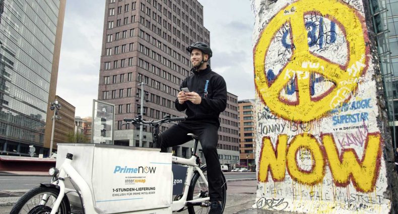 Amazon PrimeNow eBike Lieferung