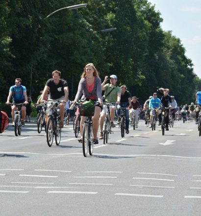 Fahrrad-Demos in Berlin
