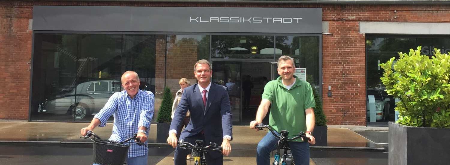 Opelit Bikes in der Klassikstadt Frankfurt
