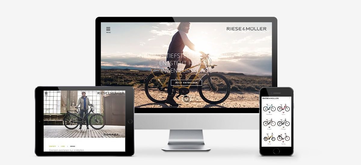 Riese & Müller Website Relaunch 2016
