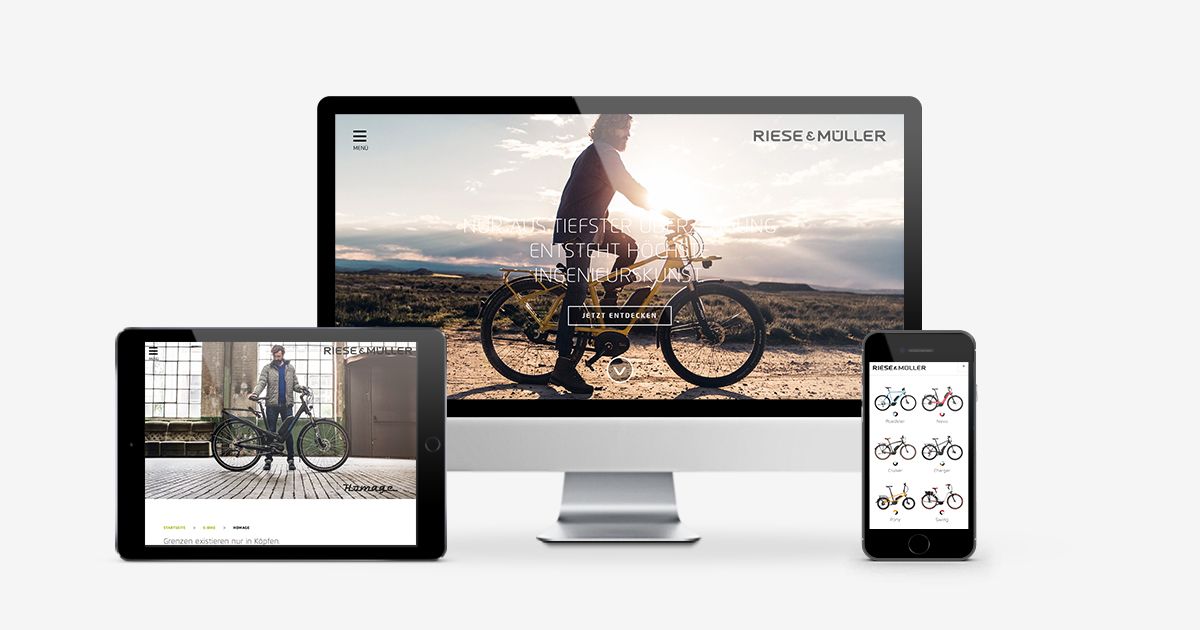 Riese & Müller Website Relaunch 2016