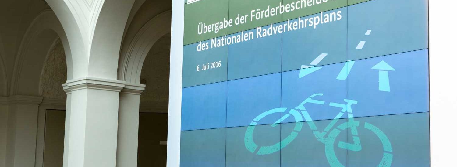 Radverkehrsprojekte Förderung 2016