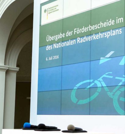 Radverkehrsprojekte Förderung 2016
