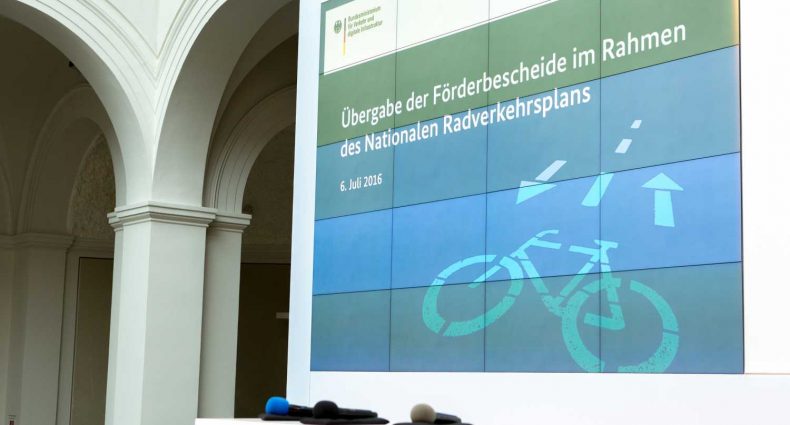Radverkehrsprojekte Förderung 2016
