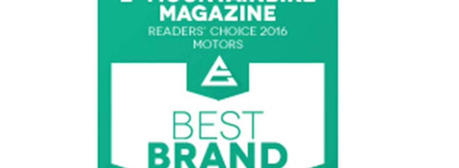 "Best Brand 2016" in Motor - Bosch eBike Systems
