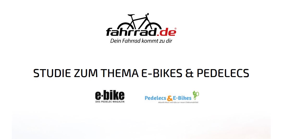 Studie zu Pedelecs und E-Bikes (fahrrad.de)