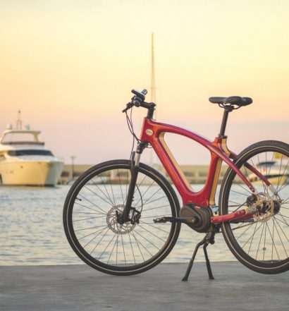 Galex Purple Art – E-Bike aus Holz