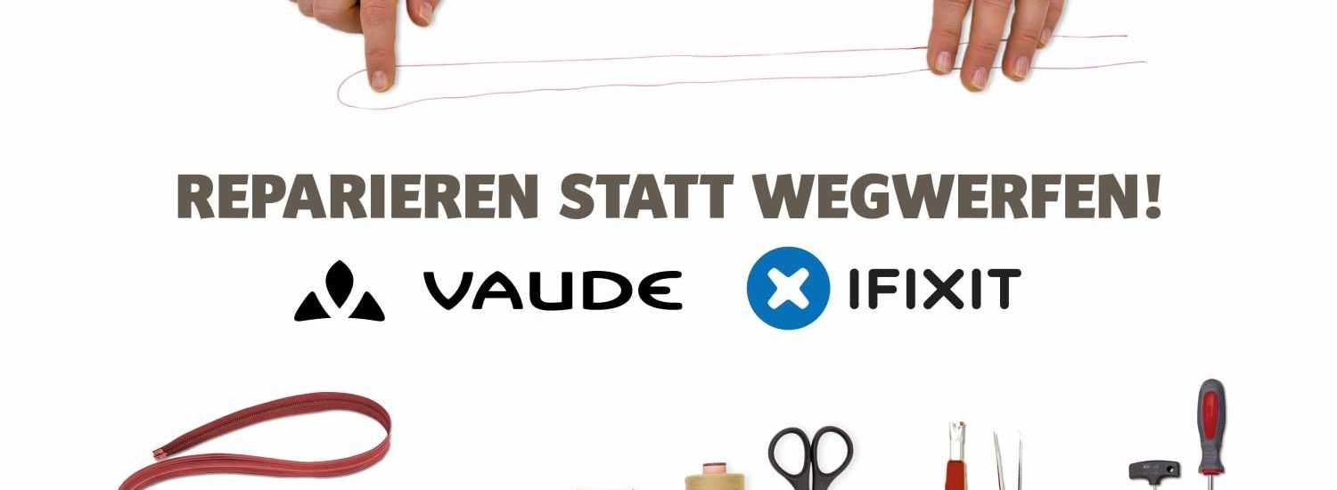 VAUDE und iFixit kooperieren