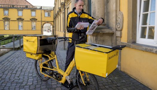 Deutsche Post nimmt 1000. E-Bike von StreetScooter in Betrieb