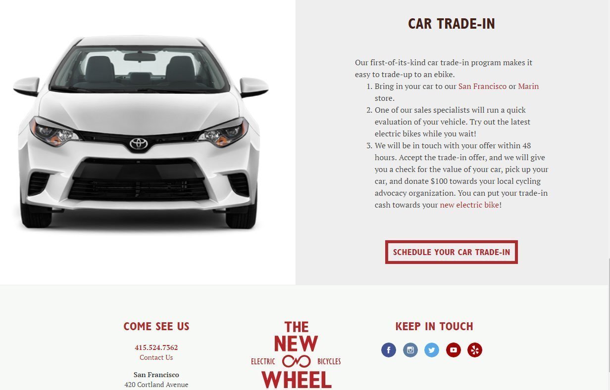 The New Wheel Car Trade-in