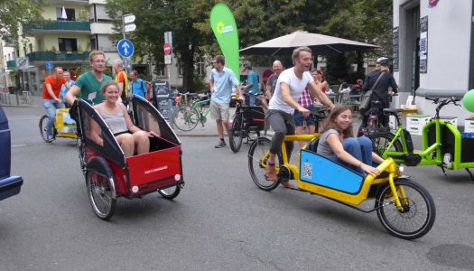 Cargobike Roadshow Mai 2017: Sieben Städte, zwölf Cargobikes, 200 Jahre Fahrrad
