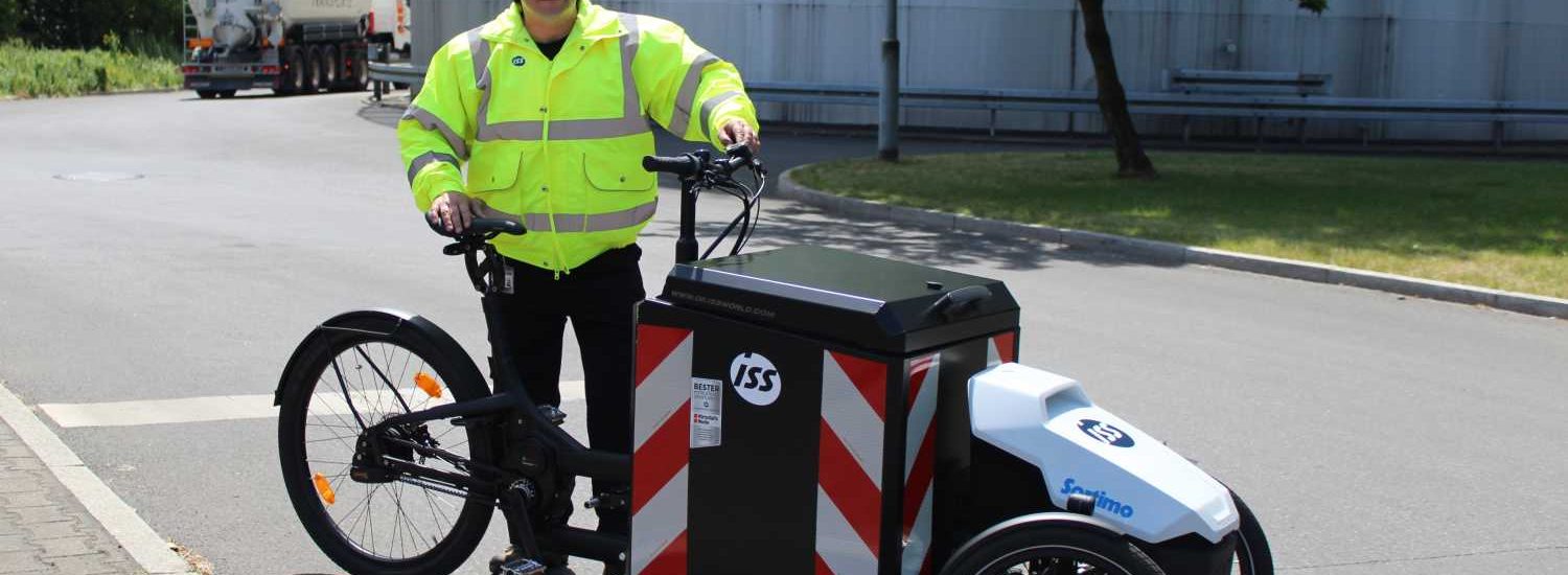 E-Cargobike im Einsatz bei der ISS