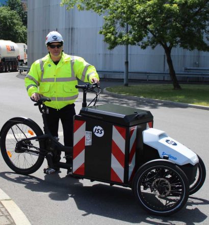 E-Cargobike im Einsatz bei der ISS