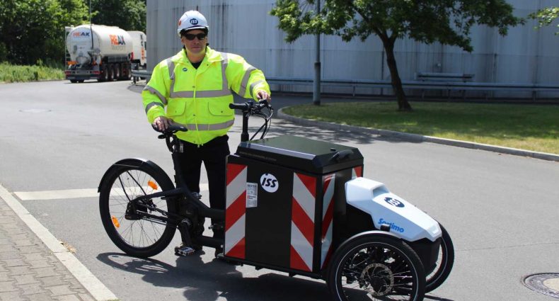 E-Cargobike im Einsatz bei der ISS