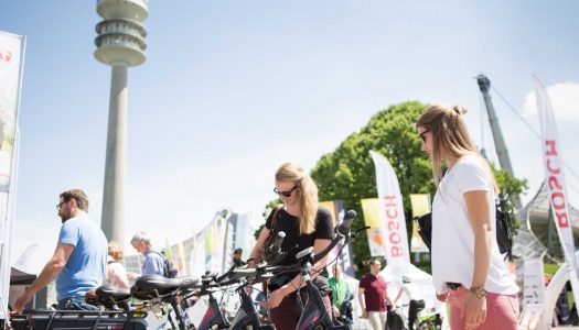 E BIKE DAYS München epowered by Bosch im Olympiapark vom 25. bis 27.  Mai 2018