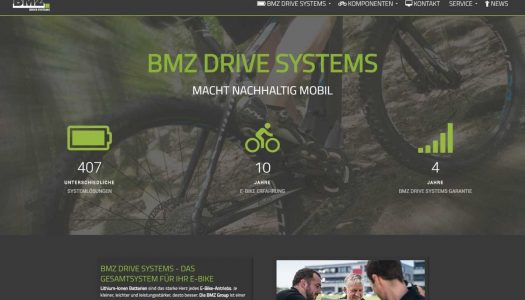 BMZ Drive Systems mit neuer Website