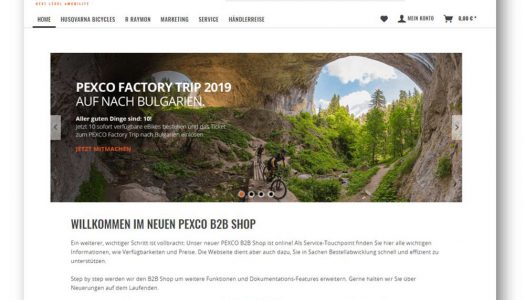 PEXCO GmbH geht mit B2B-Shop für Fachhändler online
