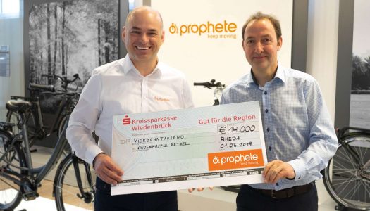 Prophete unterstützt Kinder- und Jugendhospiz mit 14.000 Euro
