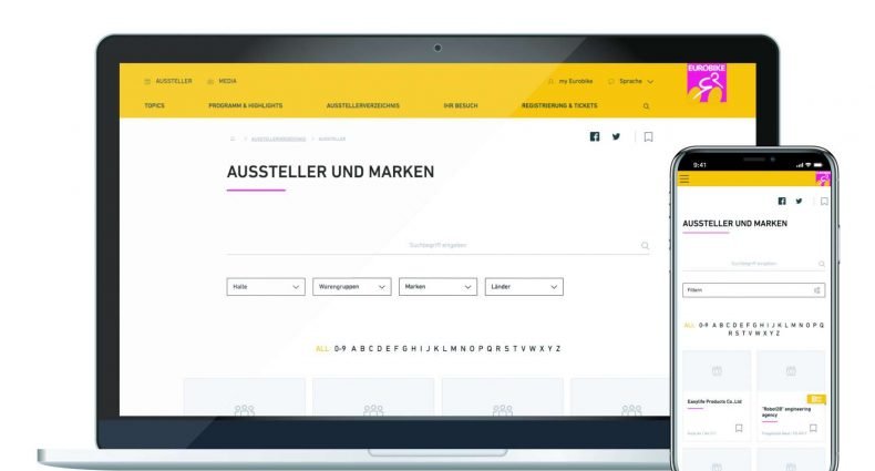 eurobike.com Relaunch
