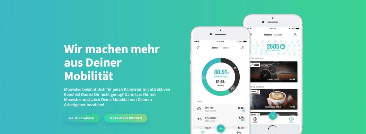 Moovster Webseite