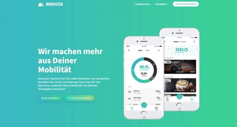 Moovster Webseite