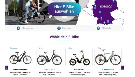 rebike1 startet mit „eBike Abo“ bundesweit erstes markenübergreifendes Abo-Modell für E-Bikes
