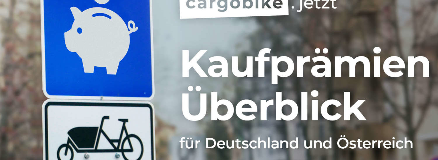E-Cargobike Kaufpraemien 2020