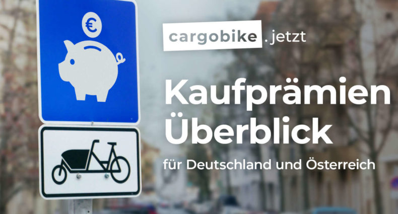 E-Cargobike Kaufpraemien 2020
