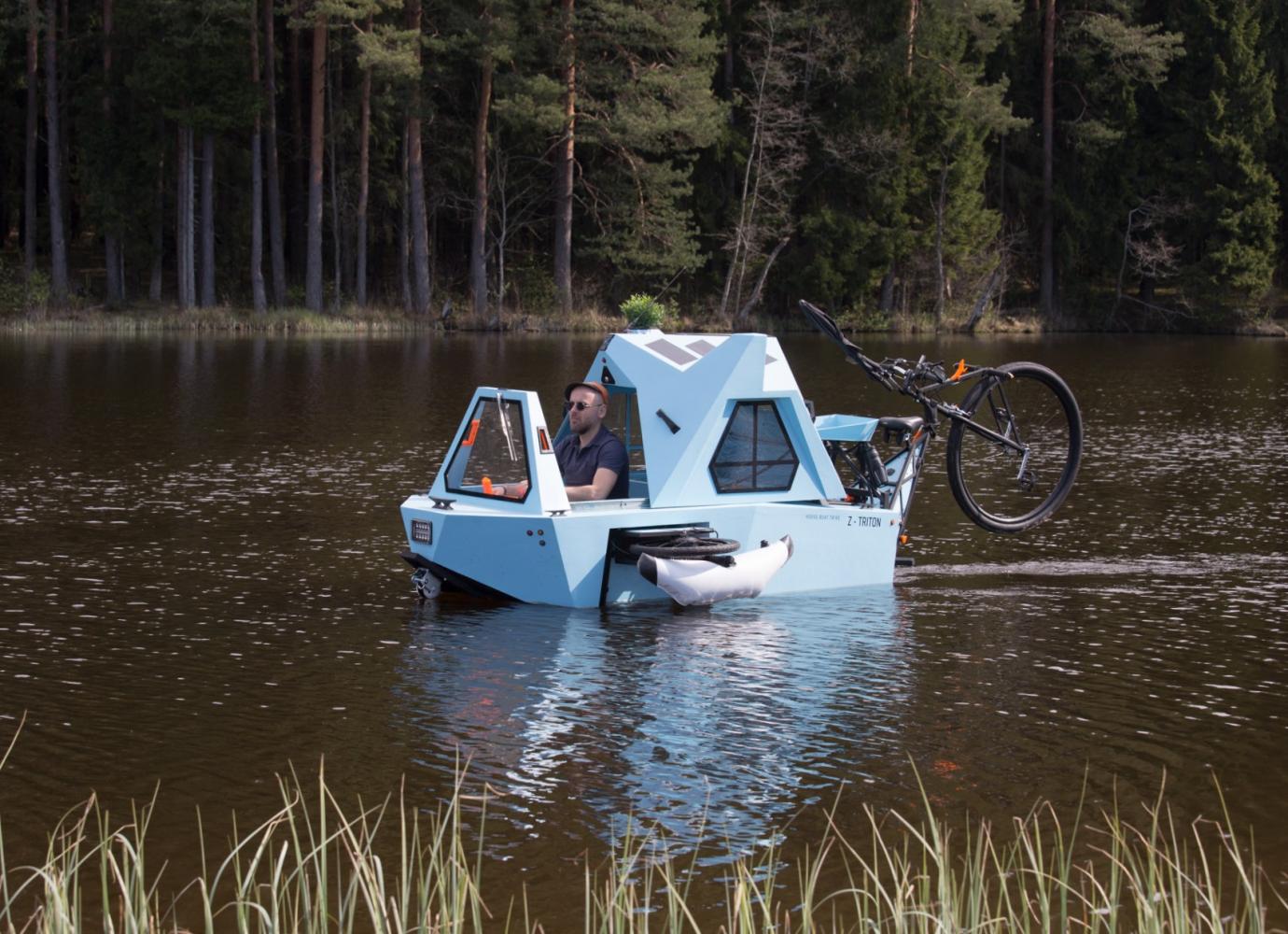 Z-Triton: E-Trike, Boot und Mini-Wohnwagen in einem - Pedelecs und E-Bikes