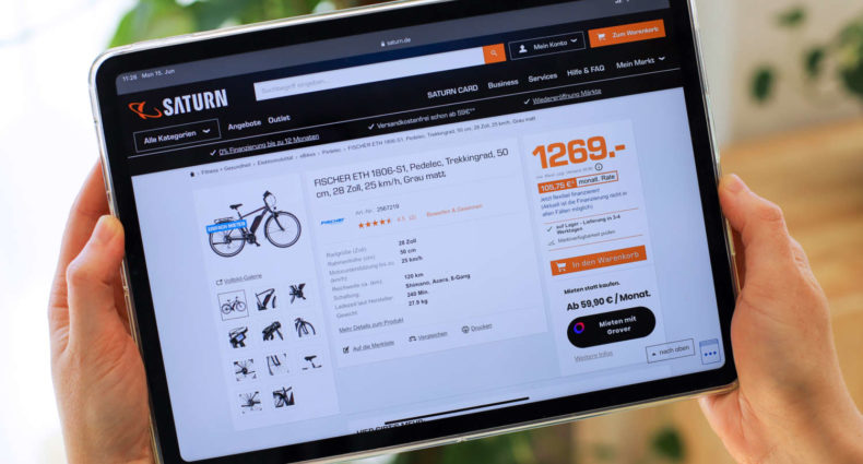 Grover E-Bike-Miete MediaMarkt Saturn