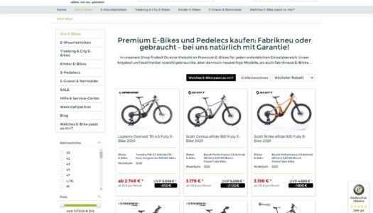 Top E-Bike-Deals zur Black und Cyber Week von Rebike Mobility