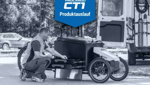 Sortimo ProCargo CT1 – praktisches E-Lastenrad für Gewerbeeinsatz wird eingestellt
