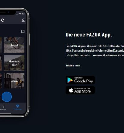neue Fazua App 2021