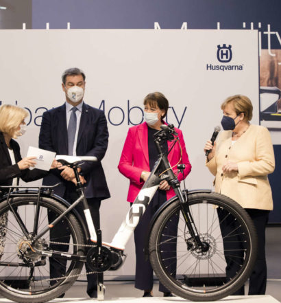 IAA 2021 - Husqvarna - Angela Merkel