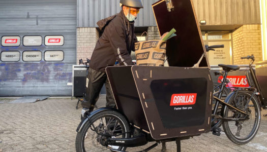 GORILLAS liefert mit KETTLER E-Lastenrädern aus