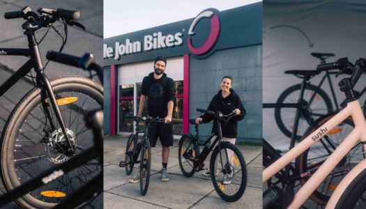 Sushi Bikes geht eine Partnerschaft mit dem Fahrradhändler Little John Bikes ein