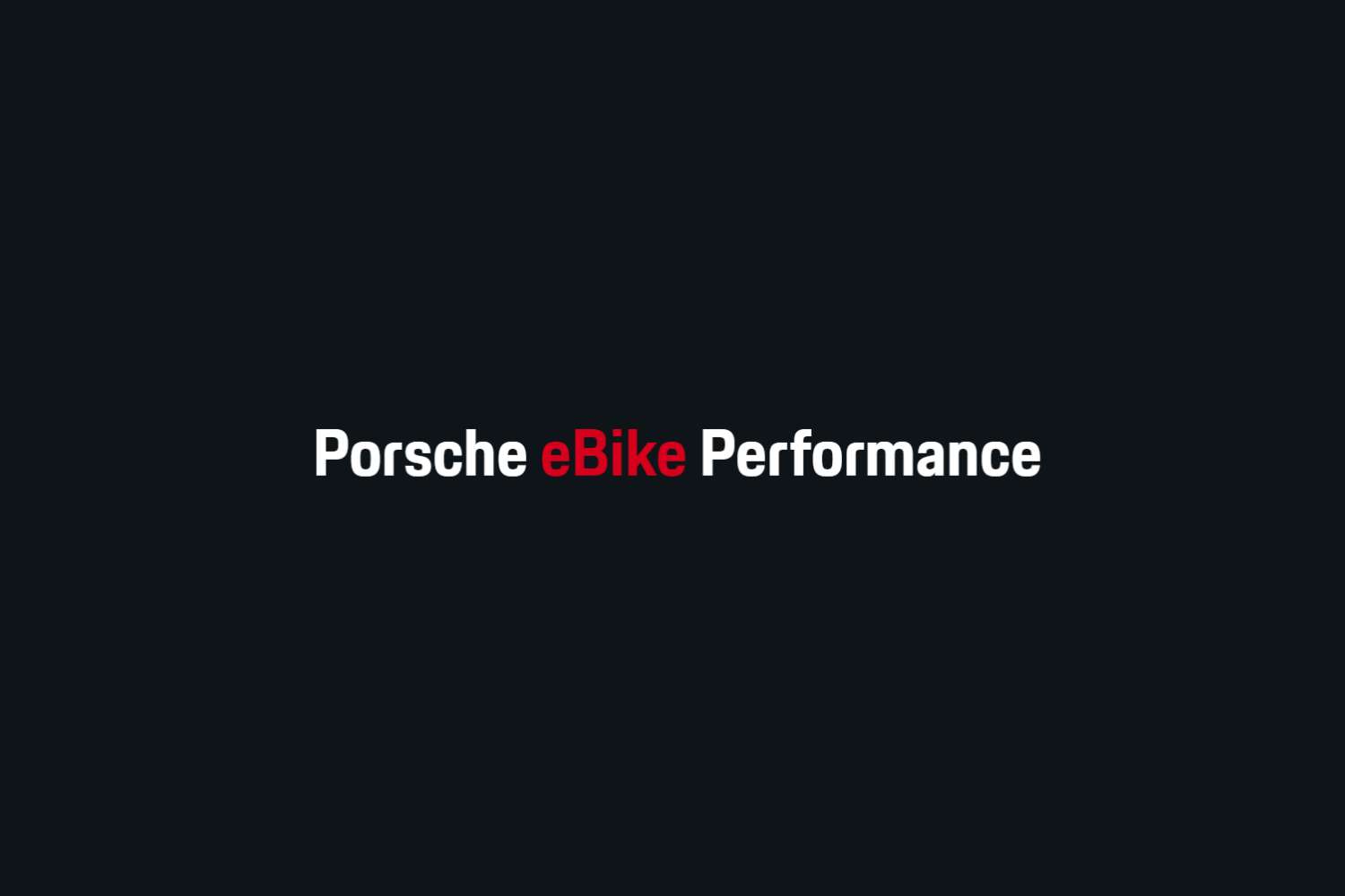 Porsche eBike Performance GmbH Logo