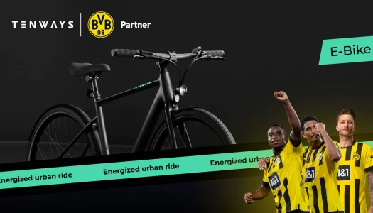 TENWAYS bringt Borussia Dortmund mit E-Bikes nach vorne