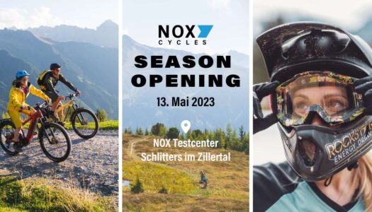 NOX eröffnet die Bike-Saison mit Haus-Event am 13. Mai 2023